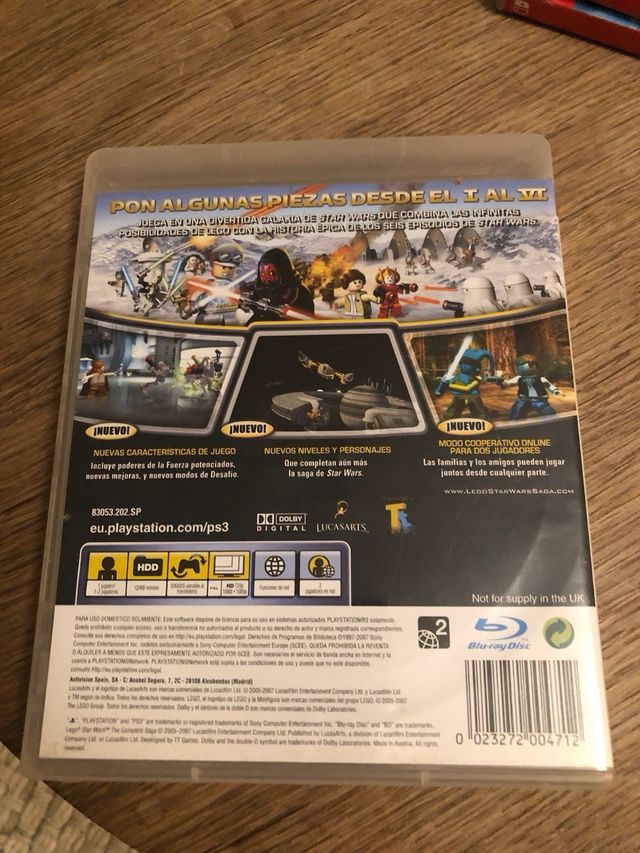 Lego Star Wars: La Saga Completa PS3