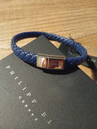 Braccialetto da uomo Philippe Blanc blu
