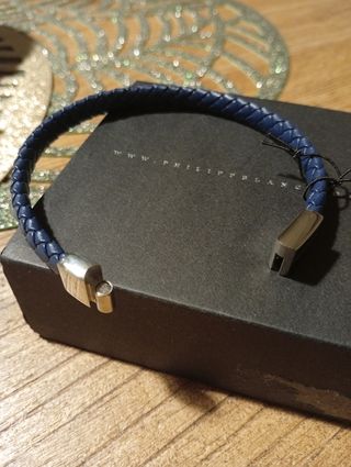 Braccialetto da uomo Philippe Blanc blu