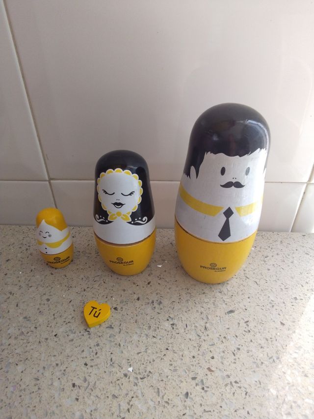 Matrioskas Prosegur - 3 piezas