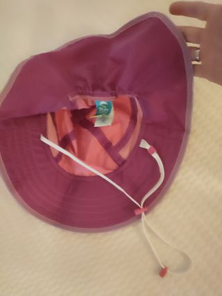 Sombrero niña protección solar rosa 3/6 años
