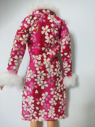 Abrigo Barbie Flores - Nuevo, Diseño especial