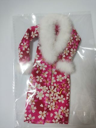 Abrigo Barbie Flores - Nuevo, Diseño especial