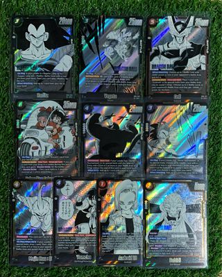 Set completo cartas SR Dragon Ball Manga Booster