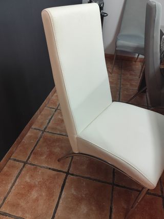 Conjunto 6 sillas comedor con fundas incluidas