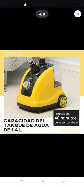 Plancha de vapor vertical