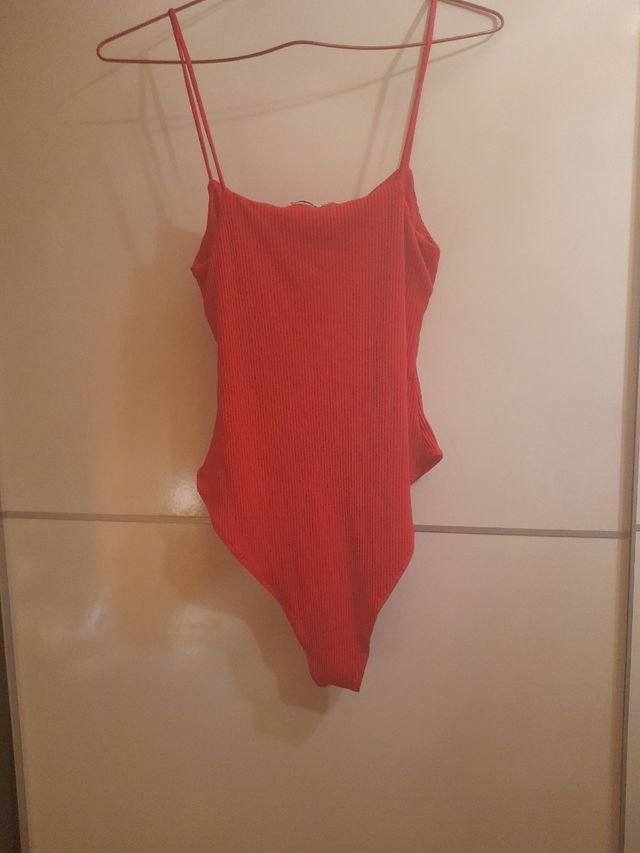 Body rojo Zara - Talla S