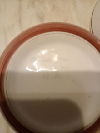 Scatola vintage ceramica floreale