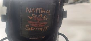 Botas negras de cuero