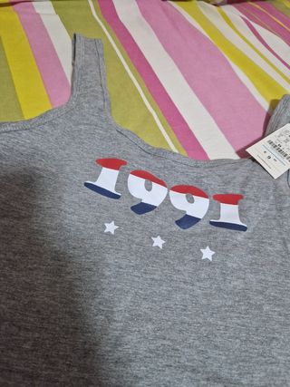 Body gris PULL&BEAR - Verano