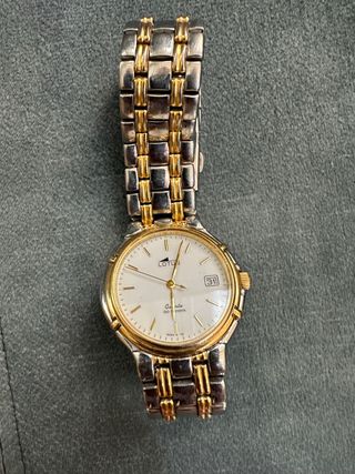 Reloj Lotus caballero dorado y plateado