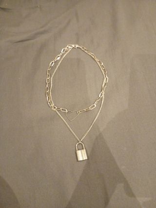 Collar 2 piezas-Plata