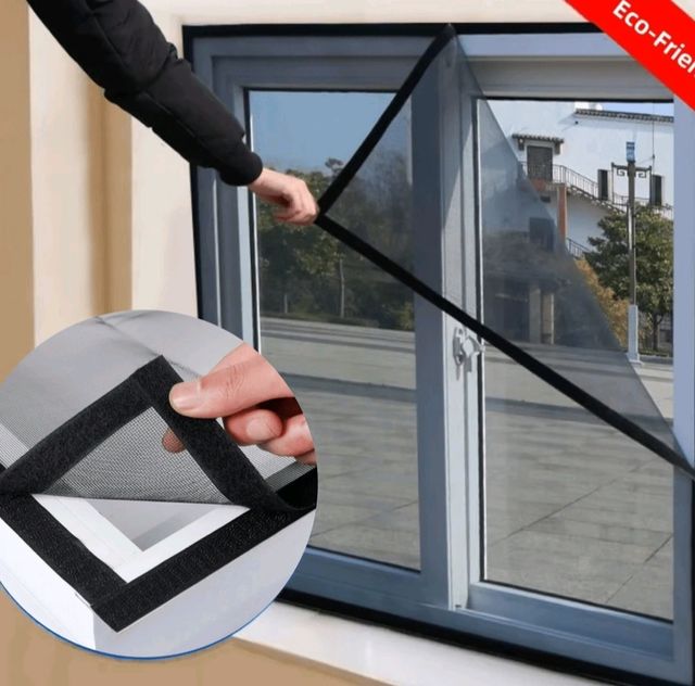 Mosquitera ventana velcro 110x110cm