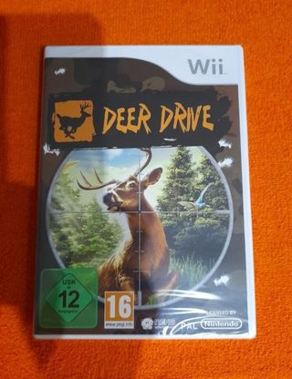NUEVO.Juego wii-U Deer Drive+Escopeta+Pistola Gun