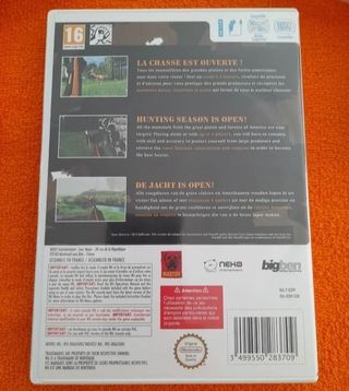 NUEVO.Juego wii-U Deer Drive+Escopeta+Pistola Gun