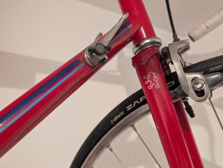 Bicicleta Peugeot Carbolite roja