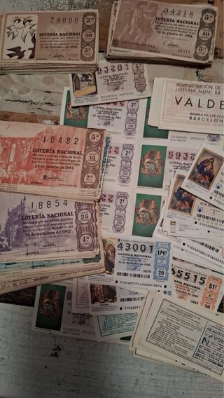 Lotería Nacional: Billetes antiguos