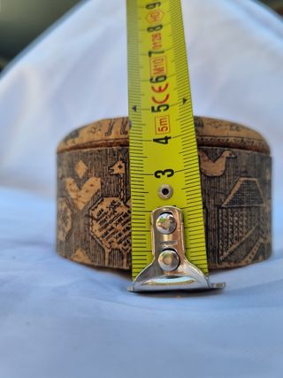 Scatolina sughero vintage decorata