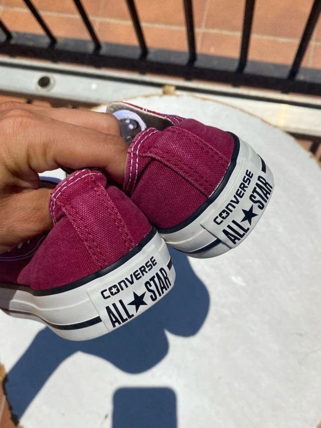 Converse All Star burdeos color - Talla 37