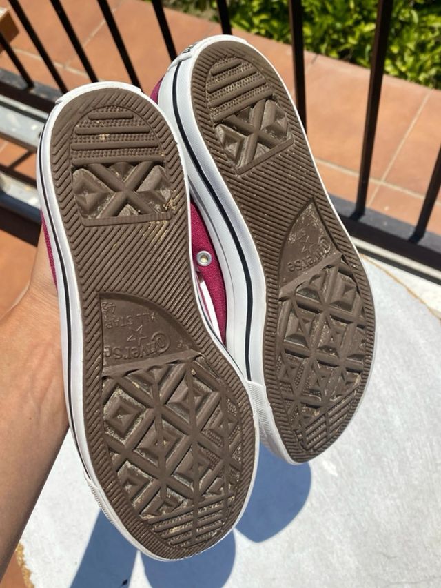 Converse All Star burdeos color - Talla 37
