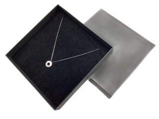 collar plata 925mm con piedra con circonita 19 5cm