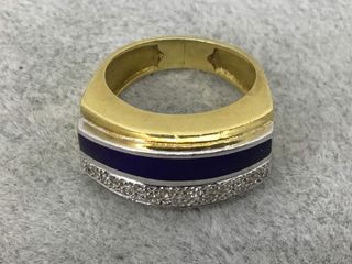 anillo oro 18k con diamante