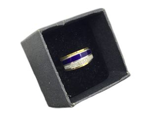 anillo oro 18k con diamante