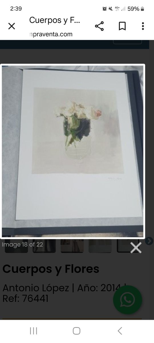 Libro Arte Antonio López: Cuerpos y Flores