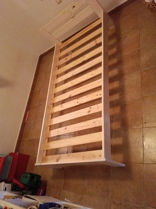 Cama LUFE 90 -madera blanca.