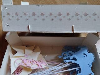 Decoración tartas: caballetes, mariposas