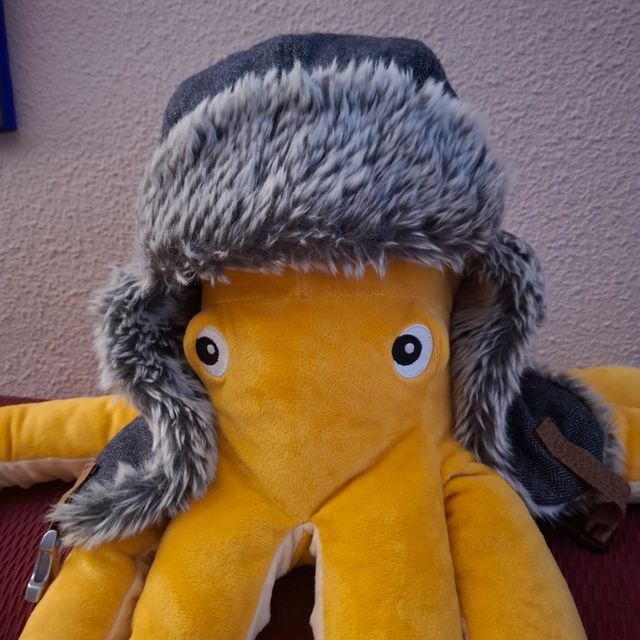 Gorros Aviador Piel Sintética - Negro