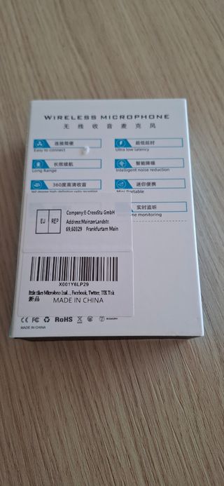 Micrófono inalámbrico móvil