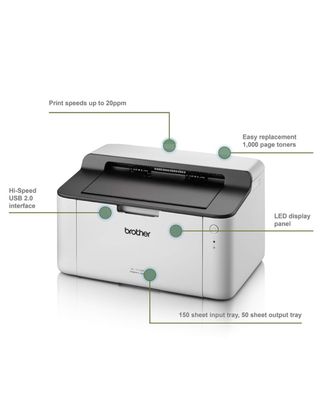 Impresora Brother HL-1110 + 2 tóner compatibles