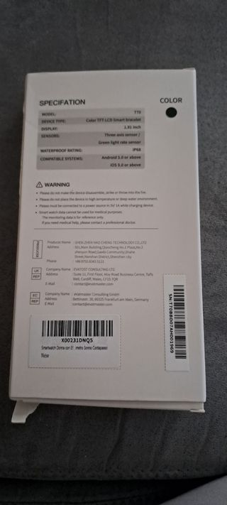 Smartwatch Csasan Fitness Tracker T70