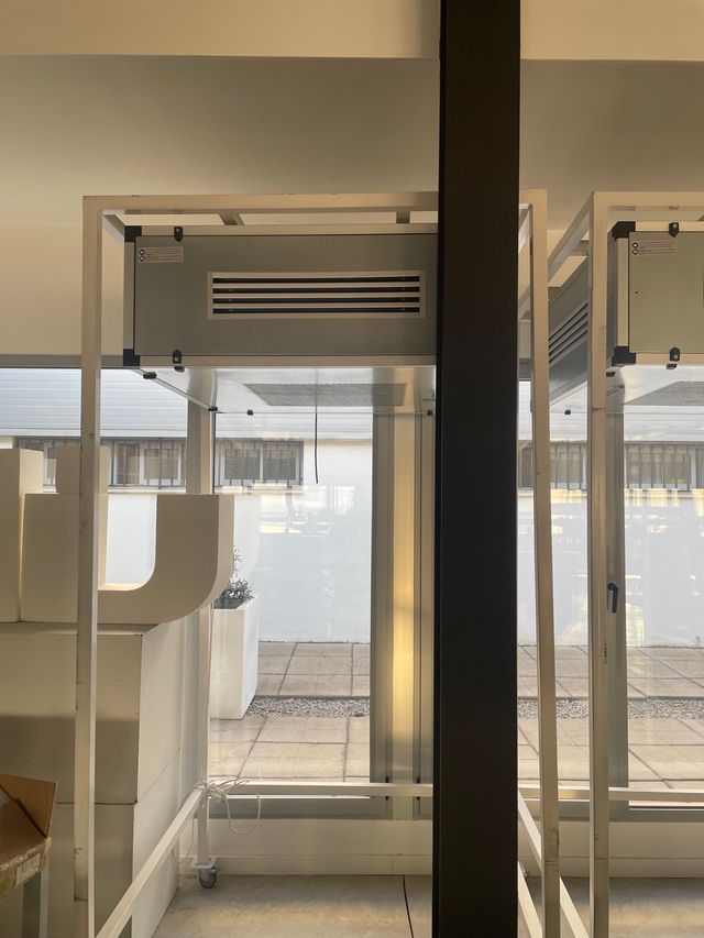 Purificador aire con estructura metal (2 unidades)