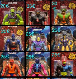 Masters of the Universe (MOTU) - 8 figuras