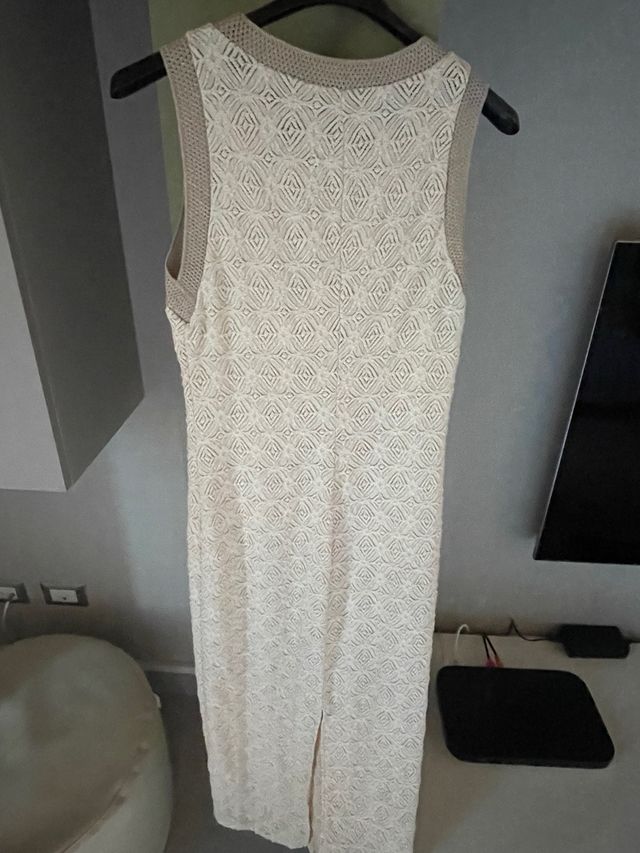 Abito lungo Zara beige