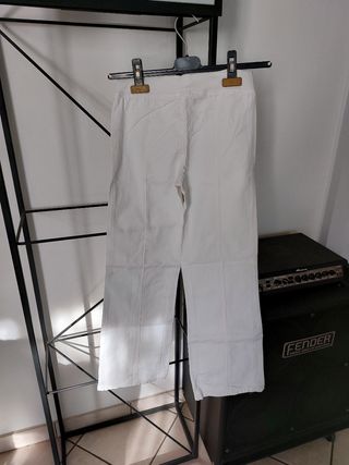 Pantaloni bianchi bimba Benetton