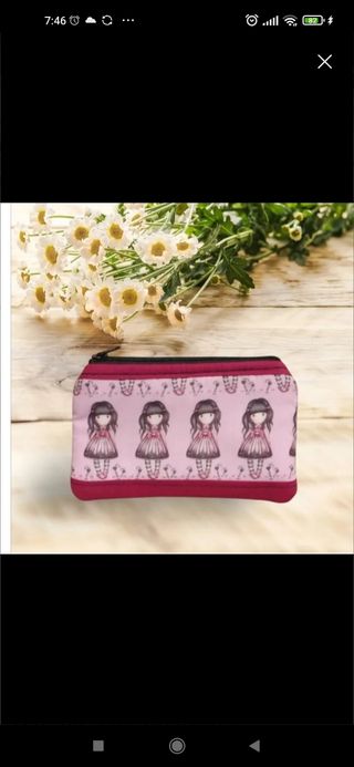 Monedero Pink&Red Muñecas