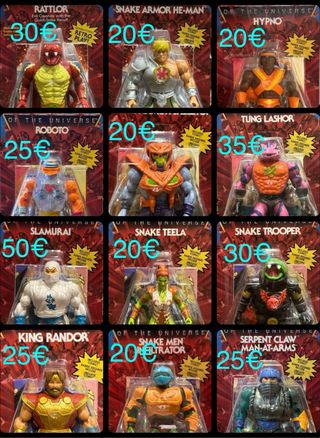 Masters of the Universe (MOTU) - 12 figuras