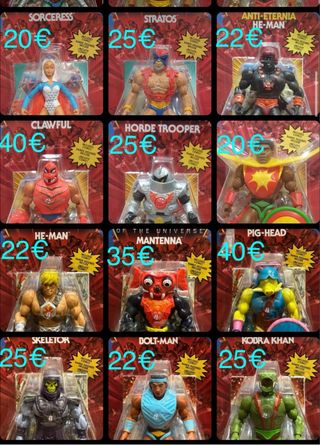 Masters del Universo - 12 figuras