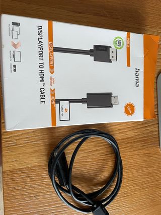 Cable Hama DisplayPort a HDMI 1.5m