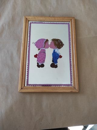 Specchio vintage bimbi