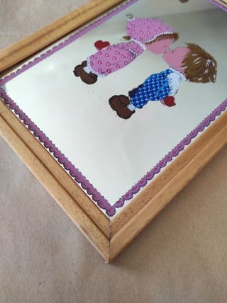 Specchio vintage bimbi