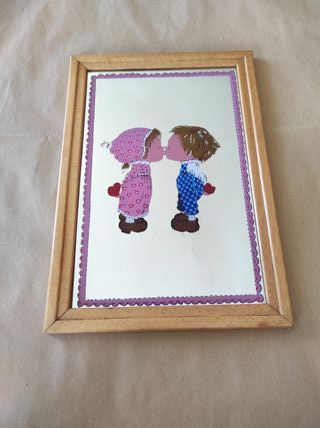 Specchio vintage bimbi