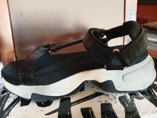 Sandalias plataforma negras