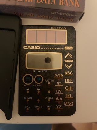 Casio DC-E800 Solar Data Bank