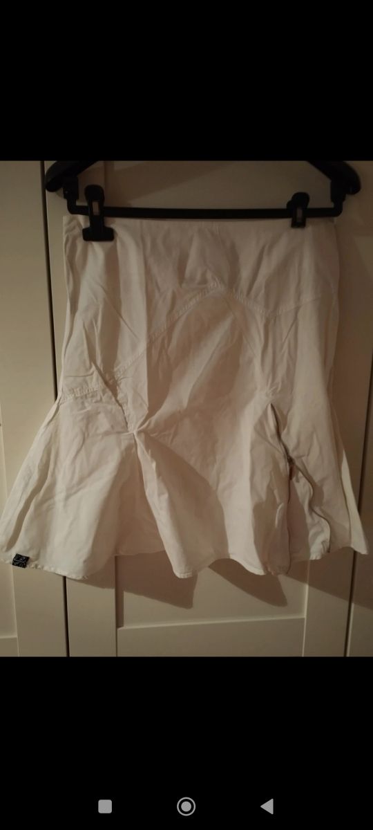 Falda Desigual blanca