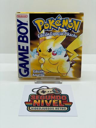 Pokémon Amarillo Edición Pikachu GameBoy