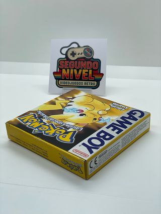 Pokémon Amarillo Edición Pikachu GameBoy